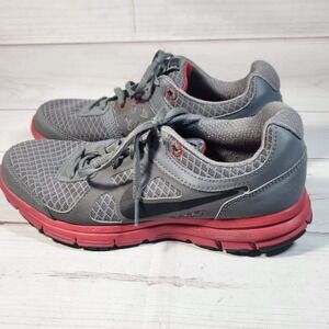 Nike Lunar Forever‎ Running Shoes - Gray Red Athletic Sneakers - Youth size 6Y